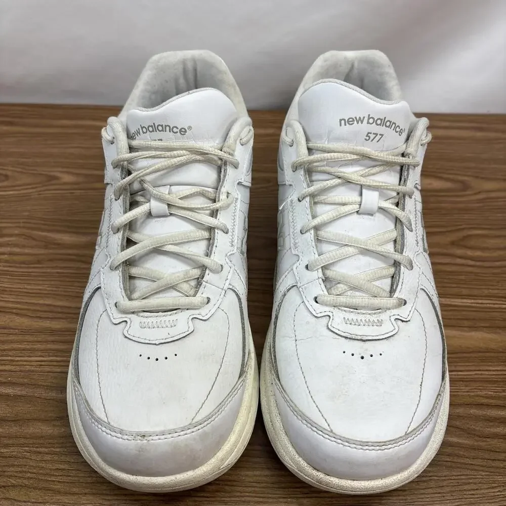 New Balance 577 SL-2 White Leather Walking Sneakers Mens Sz 11 - Picture 5 of 15